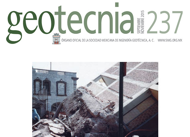 publicaciones, revista trimestral, geotecnia, numero 237, smig