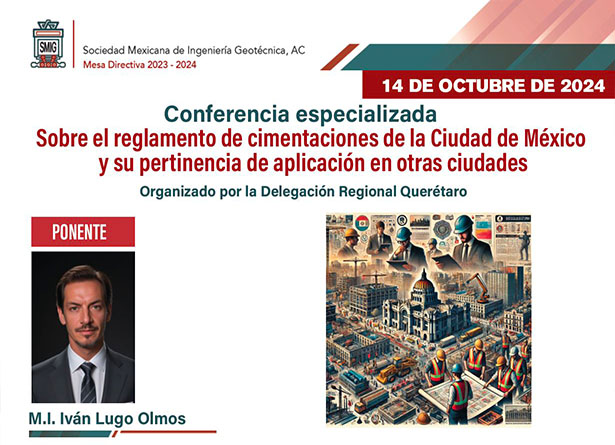 Conferencia Especializada Sobre el reglamento de cimentaciones de la Ciudad de México