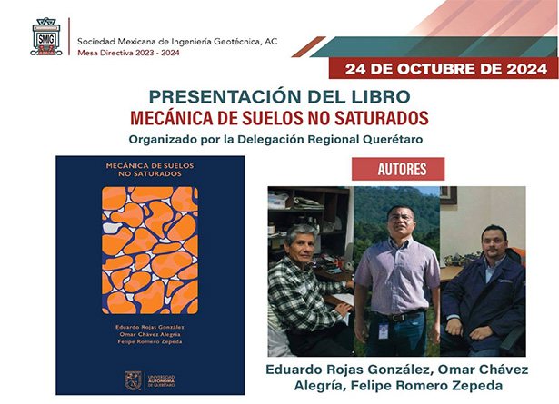 Presentación del libro Mécanica de suelos no saturados