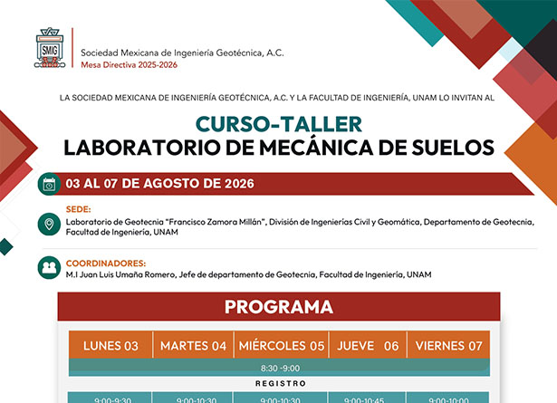 Curso-Taller Laboratorio de Mecánica de Suelos