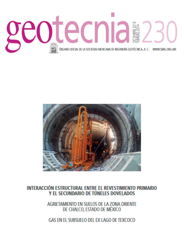 Número 230, Primer trimestre 2014, Revista Trimestral, SMIG, ingeniería, geotécnica