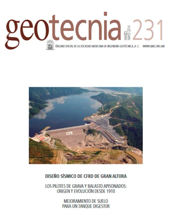 Número 231, Segundo trimestre 2014, Revista Trimestral, SMIG, ingeniería, geotécnica