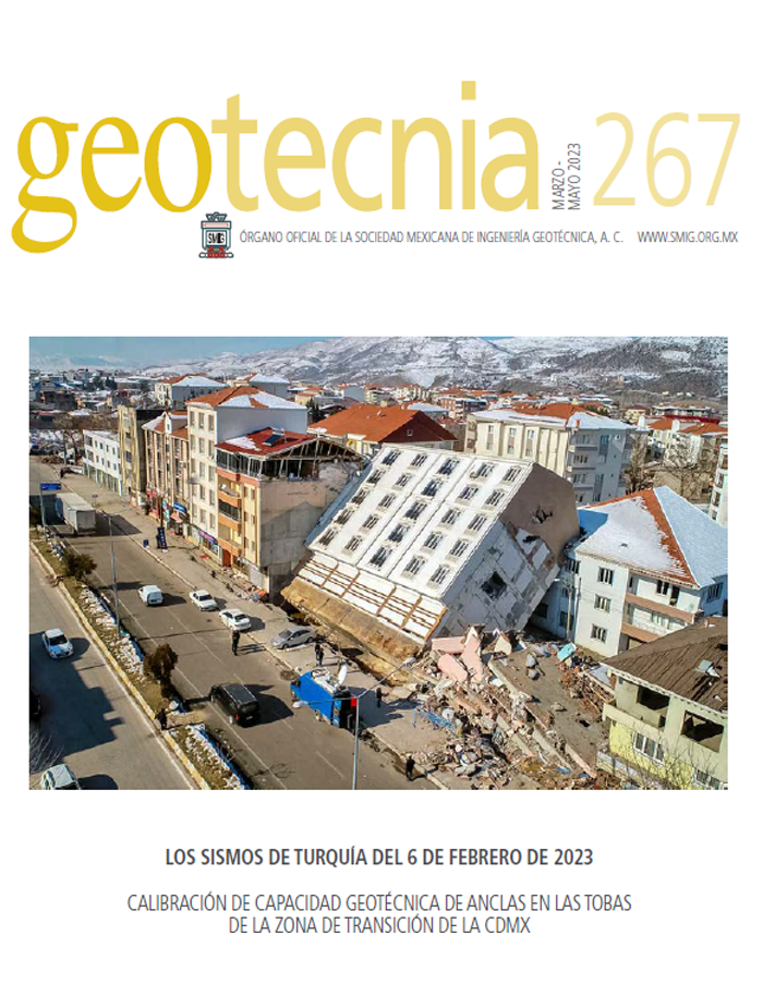 Número 267, segundo trimestre 2021 , Revista Trimestral, SMIG, ingeniería, geotécnica